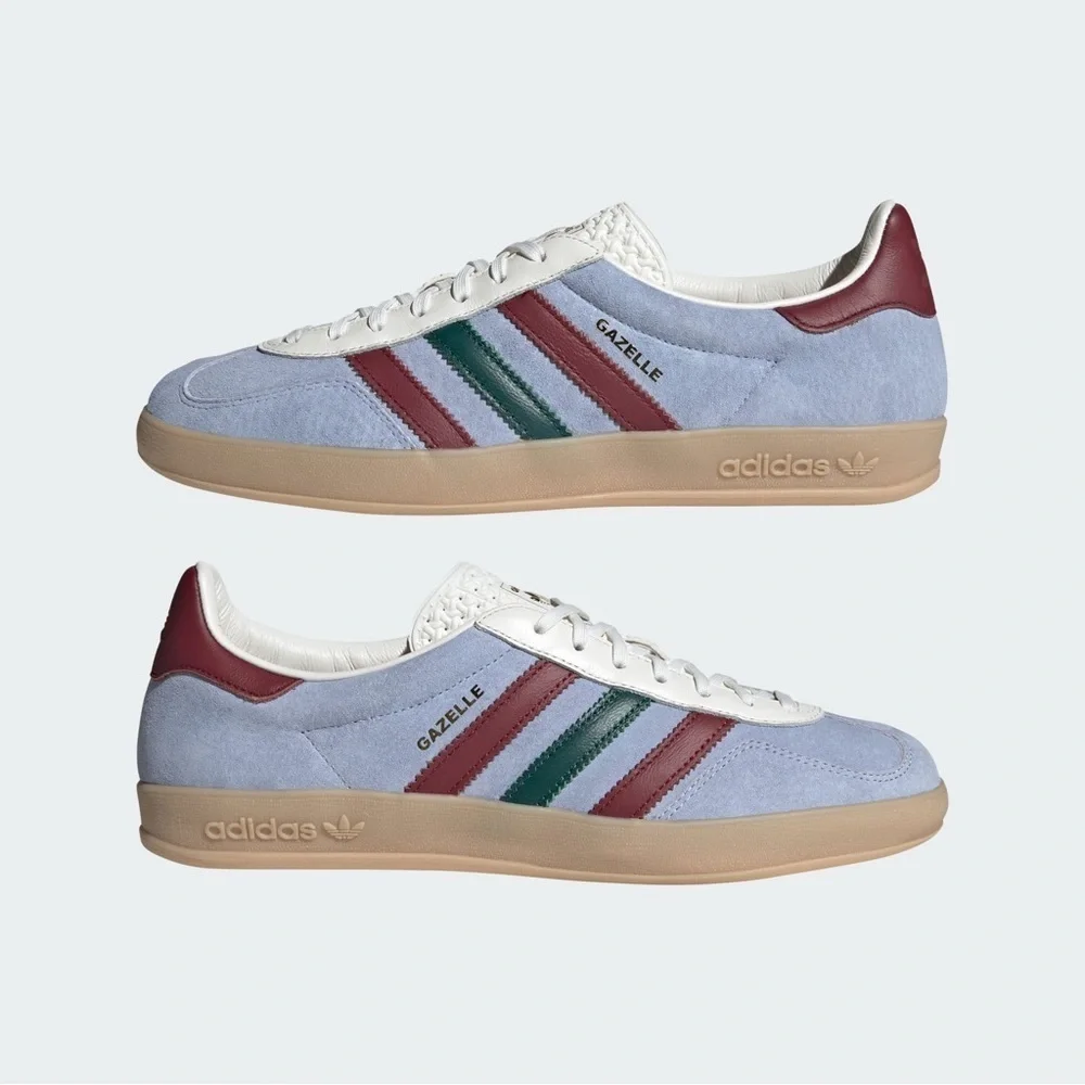 Adidas Originals Gazelle Indoor Blue Dawn Multi Men's Training Shoes Size 9